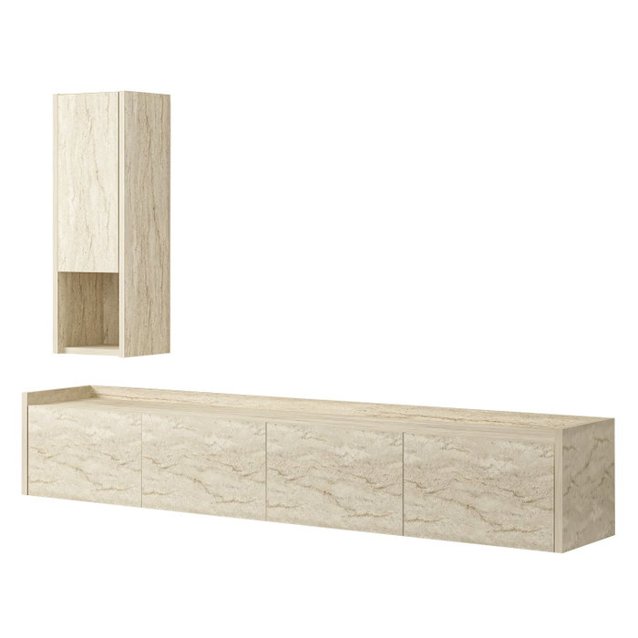 Hanah Home Sema - Soporte para TV Travertino Hanah Home Sema - Soporte para TV Travertino